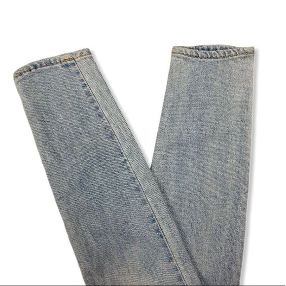 Siwy Hannah Skinny Light Wash Embroidered Quote Distressed Jeans 7 Day Weekend - Picture 5 of 14